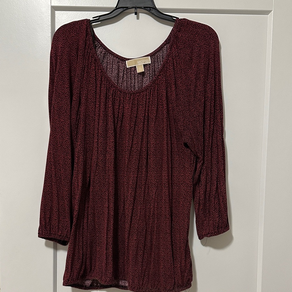MICHAEL Michael Kors Deep Red Blouse